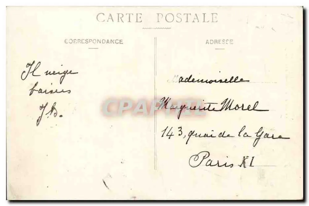 O Salto do Doubs — Franche-Comté Pitoresca — série 529 - Verso