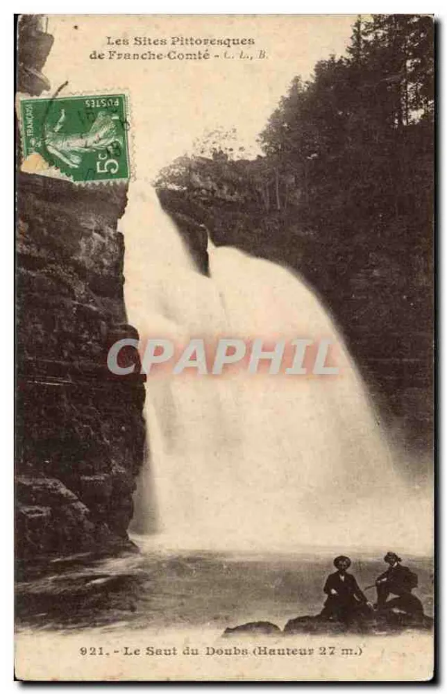 O Saout do Doubs — Altura 27 m. — C. L. B. — N° 921 - Frente