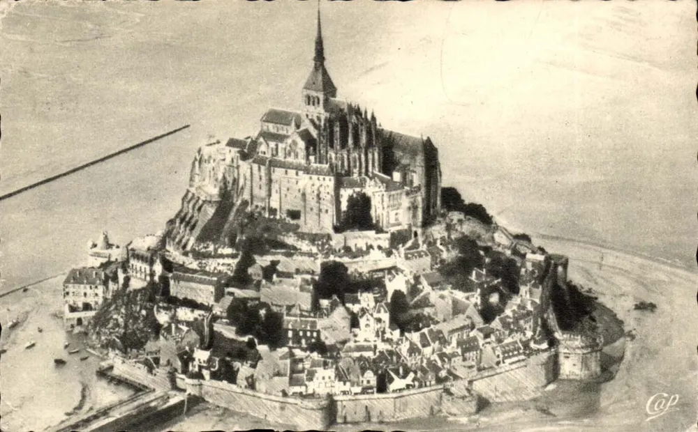 Mont Saint-Michel — Luftbild — Cie des Arts Photographiques, Paris - Vorderseite