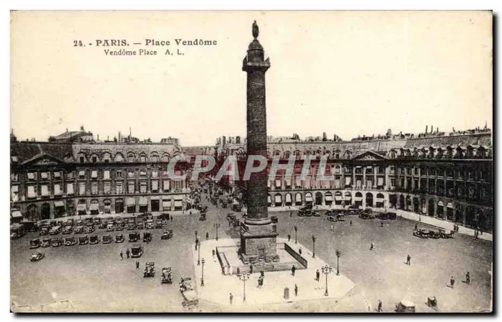 Paris — Place Vendôme — A. L. - Frente