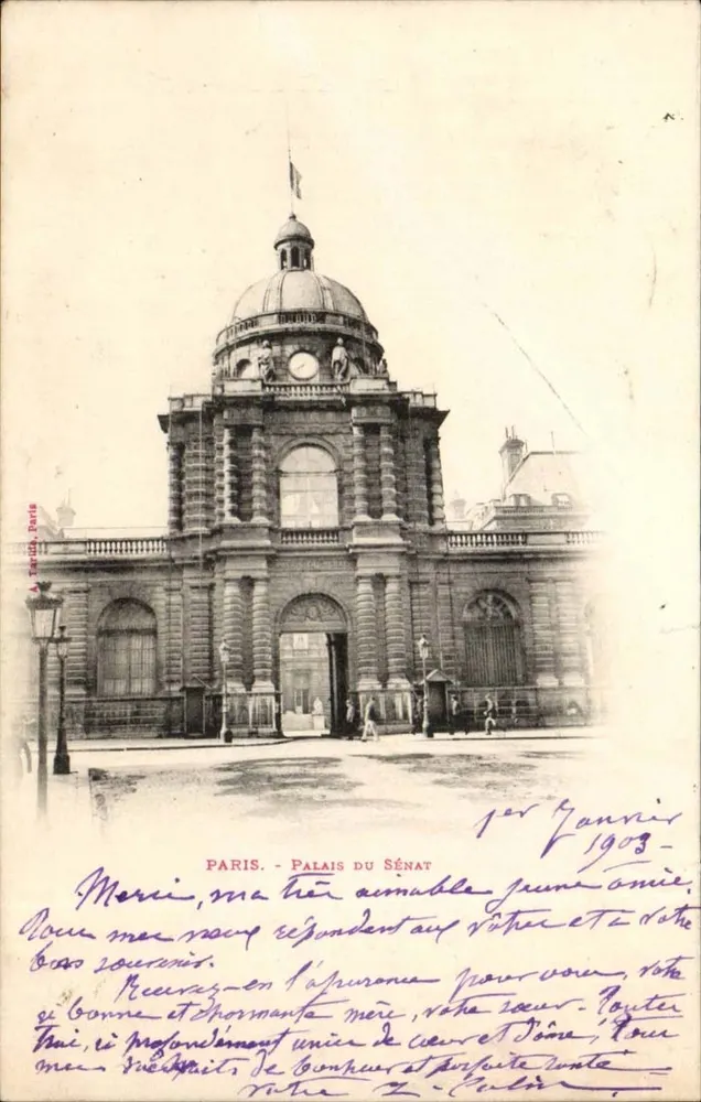 Paris — Palais du Sénat — Verlag A. Tarrida, Paris - Vorderseite