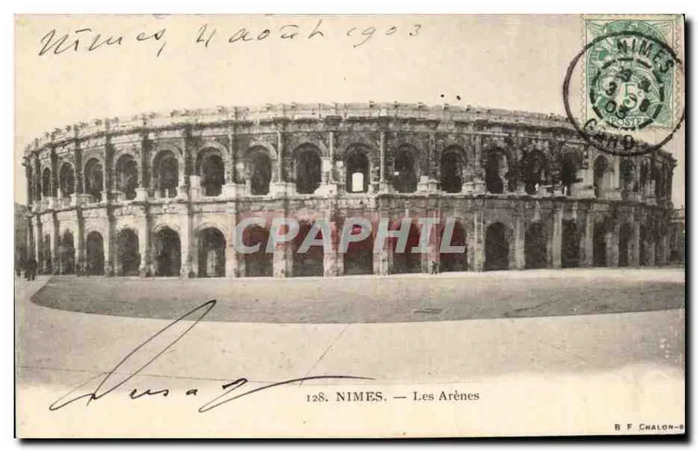 Nîmes — As Arênes — B F Chalon-8 - Frente