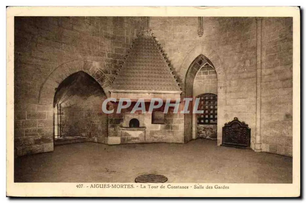 Aigues-Mortes - Die Turm von Constance - Wachraum - Vorderseite