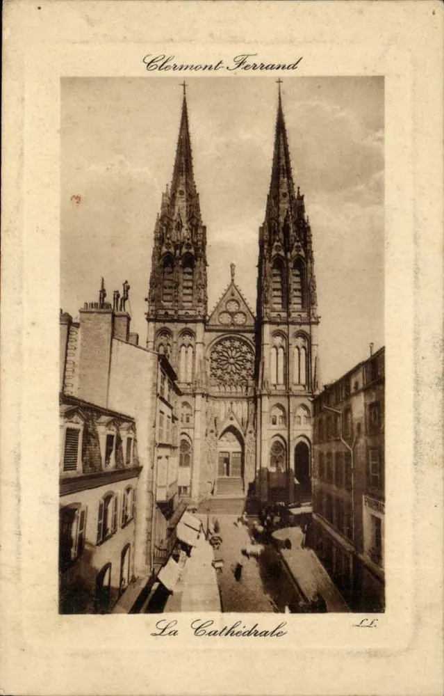 Clermont-Ferrand — A Catedral — L.L. - Frente