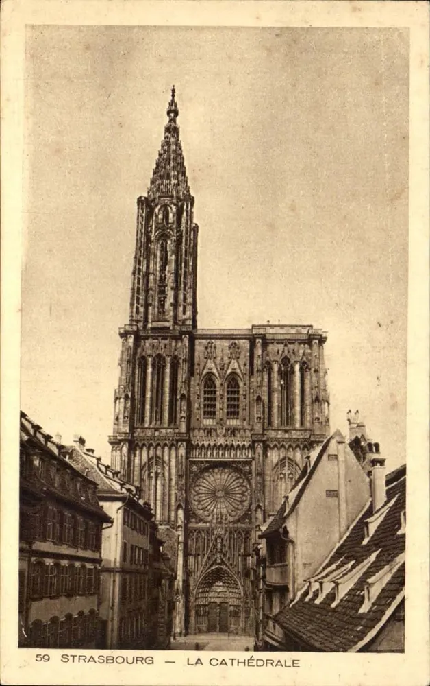 Estrasburgo — A Catedral — Coleção L'Alsace - Frente