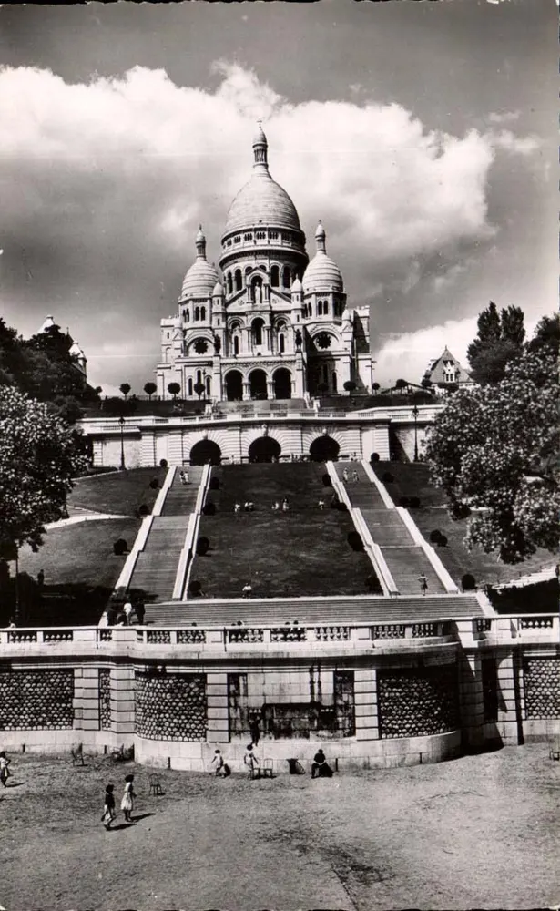 Das Heilige Herz in Paris — Montmartre — Editions L.F.A. n°55 - Vorderseite