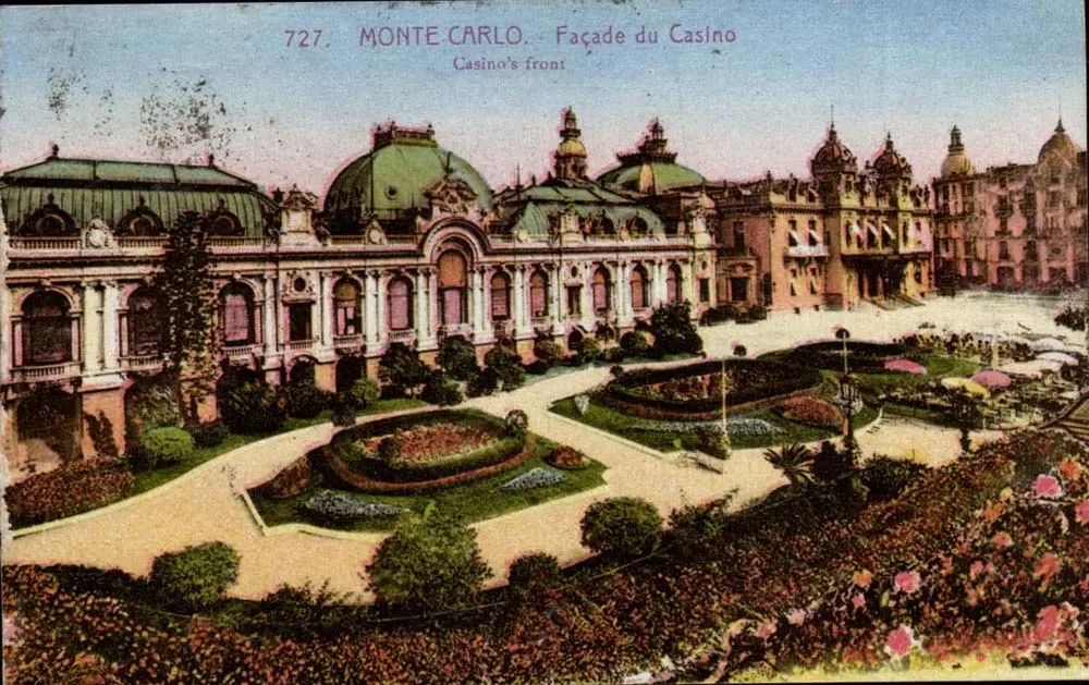 Monte Carlo — Fachada do Casino — J. Gilletta, Nice, n°727 - Frente