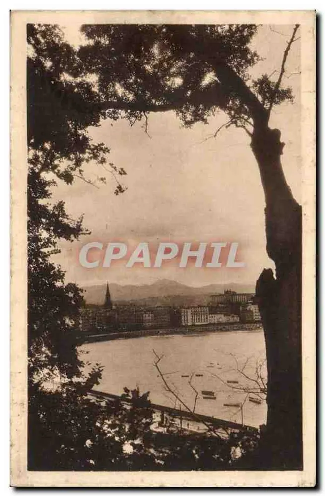 San Sebastián — Vista desde o castelo — editor desconhecido - Frente
