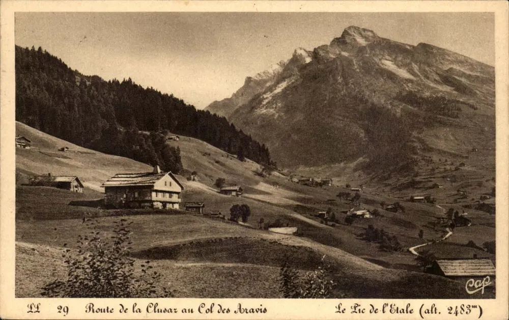 Route de la Clusaz zum Col des Aravis — Le Pic de l'Etale (Höhe 2483m) — C. Cap, Nr. LL 29 - Vorderseite