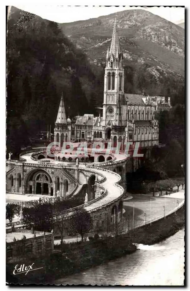 A Basílica e o Gave — Lourdes — Editor Edlux - Frente
