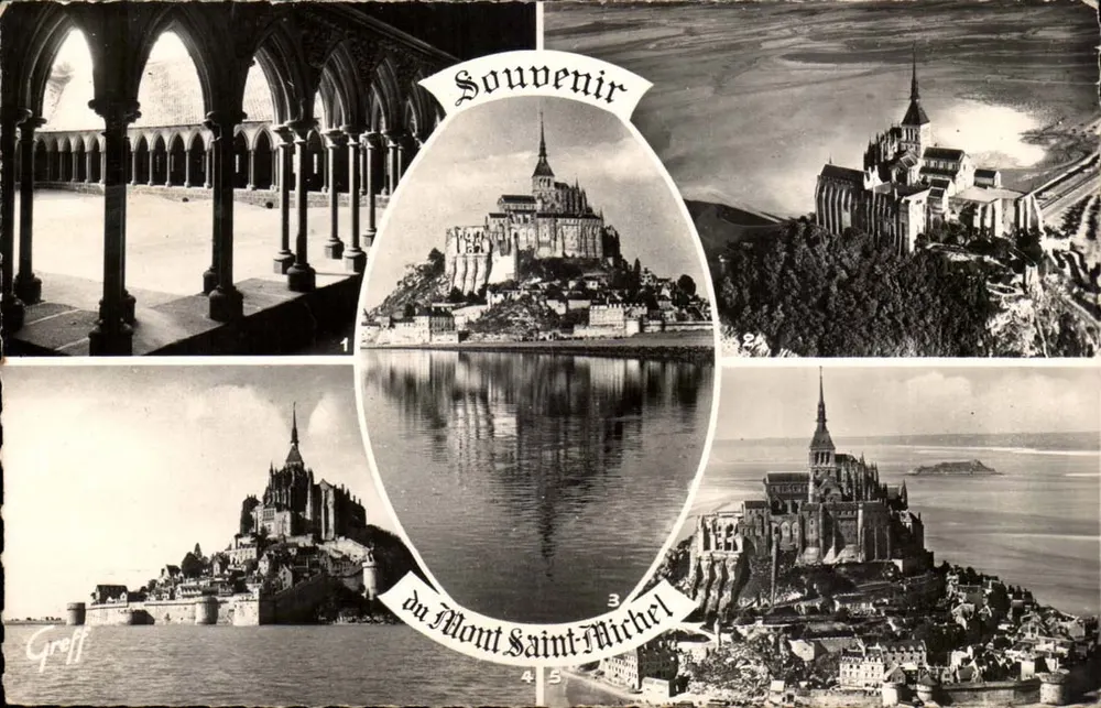 Monte Saint-Michel — Lembrança — Greff & Cie, Paris - Frente
