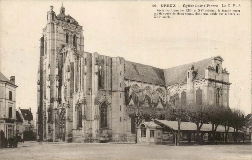 Dreux — Igreja de São Pedro — La C.P.A - Frente