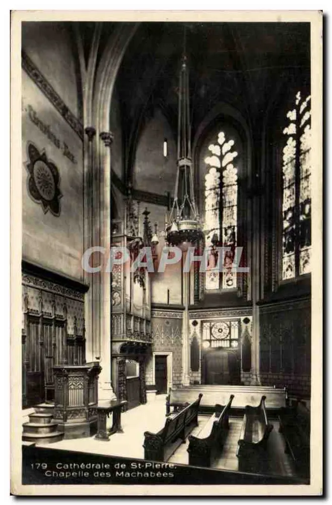 Kathedrale St-Pierre, Kapelle der Machabäer — Serie 179 — O. Sartori, Genf - Vorderseite