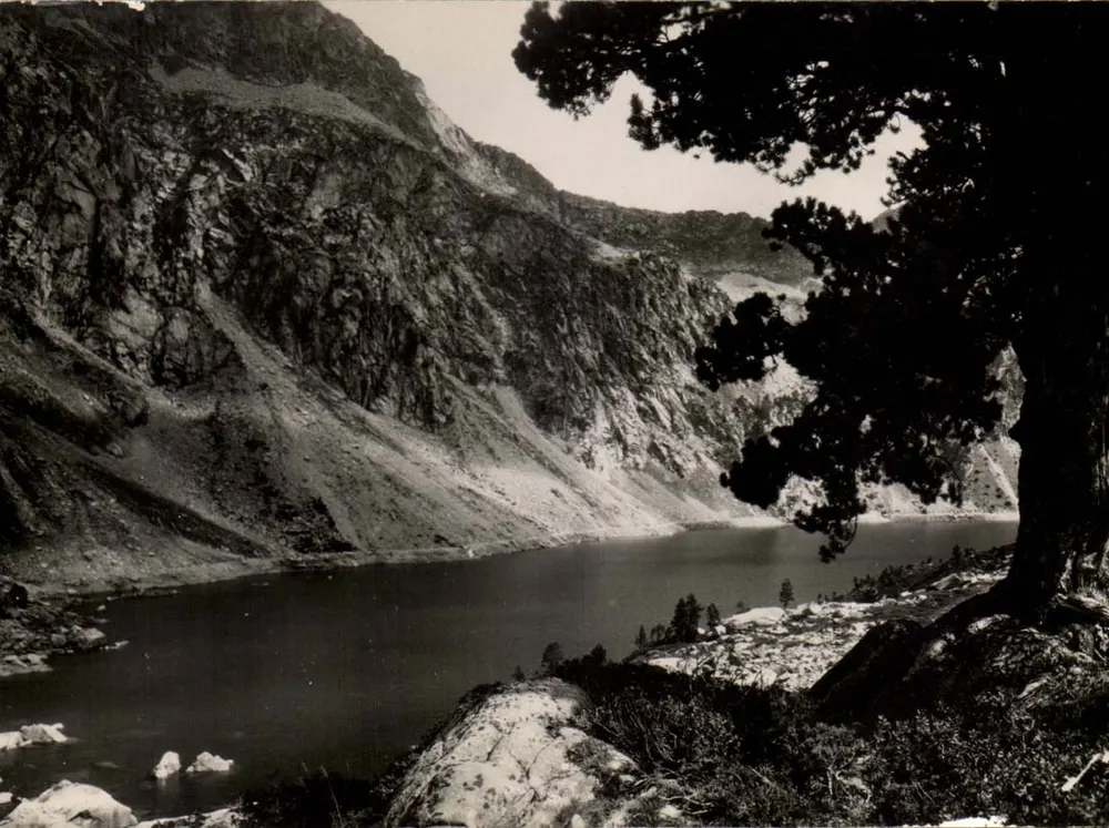 Lac de la Marquèrie — panoramische uitzicht — onbekende uitgever, serie-nummer niet zichtbaar - Voorkant