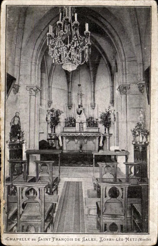 Kapelle Saint François de Sales, Torry-lès-Metz (Moselle) — Innenansicht — unbekannter Verlag - Vorderseite
