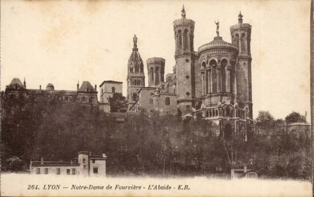 LYON — Nossa Senhora de Fourvière — A Abside — E.R. n°264 - Frente
