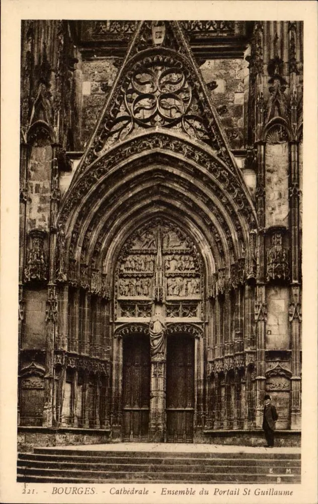 Bourges - Kathedrale - Ensemble des Portals St Guillaume - Vorderseite