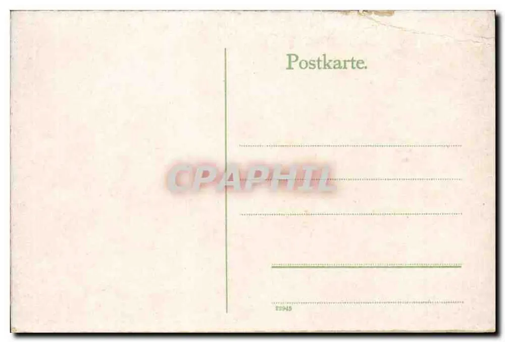 Koblenz: Deutscher Eck (Kaiser Wilhelm-Denkmal) — Verlag unbekannt, Seriennummer nicht sichtbar - Rückseite