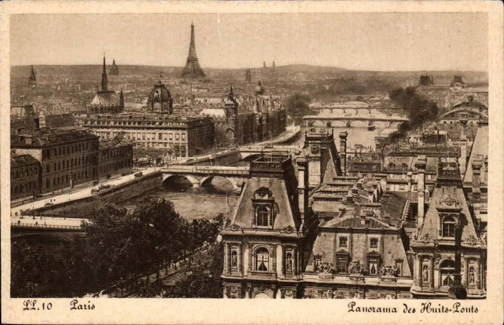 Paris — Panorama dos Oito Pontos — LL.10 - Frente