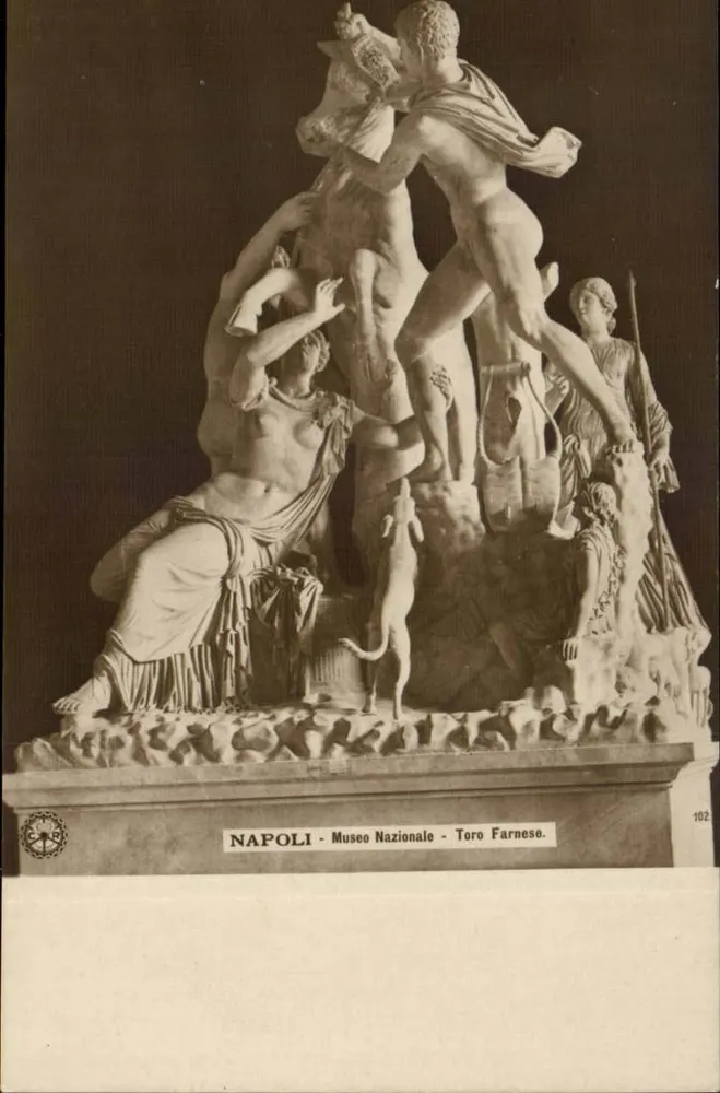 Neapel - Nationalmuseum - Farnese-Bull - Vorderseite