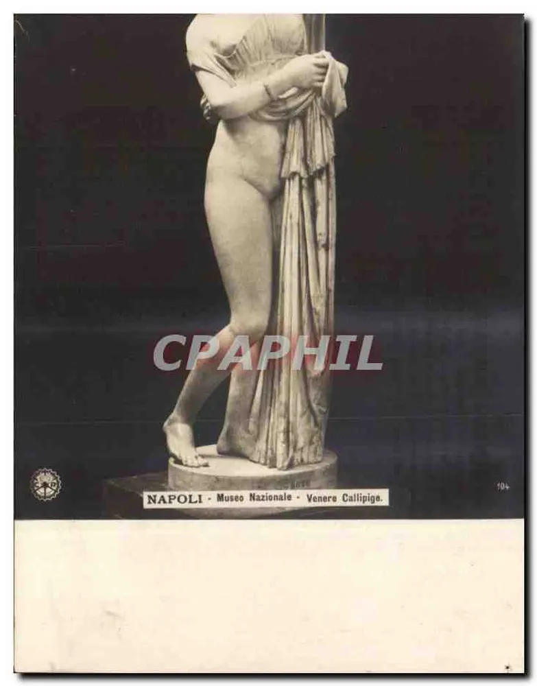 Venus Capitolina — Statue im Nationalmuseum Neapel — Verlag N.P.C. Nr. 104 - Vorderseite