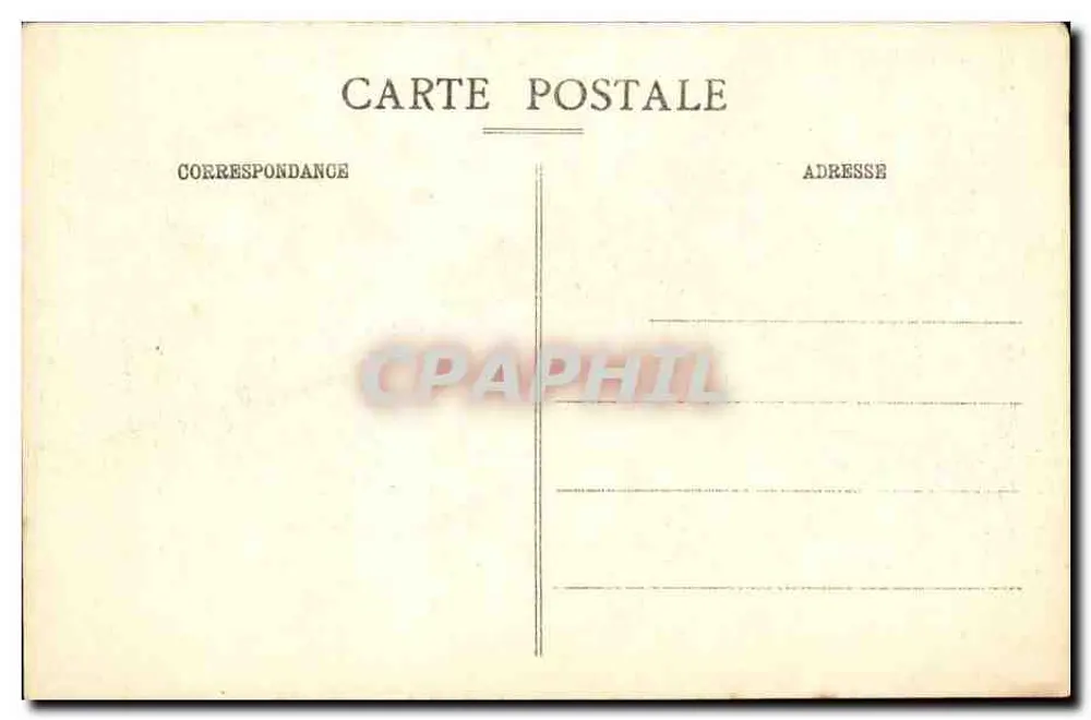 Meaux — Birken in der Ebene unter Crégy — Édition Brault, Meaux - Rückseite