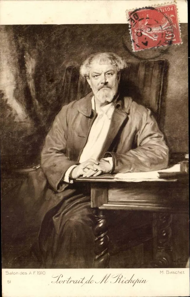 Retrato do Sr. Richépin — Salon des A.F. 1910 — M. Baschet, n°51 - Frente