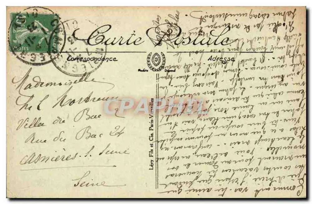 Rethondes — Castelo de Sainte Claire — LL. — 31 - Verso