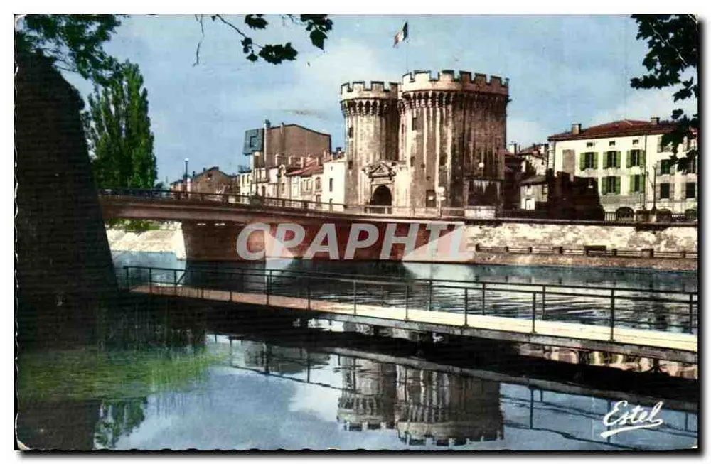 Verdun (Meuse) — Die Brücke und das Tor Chaussée — Editions Estel - Vorderseite