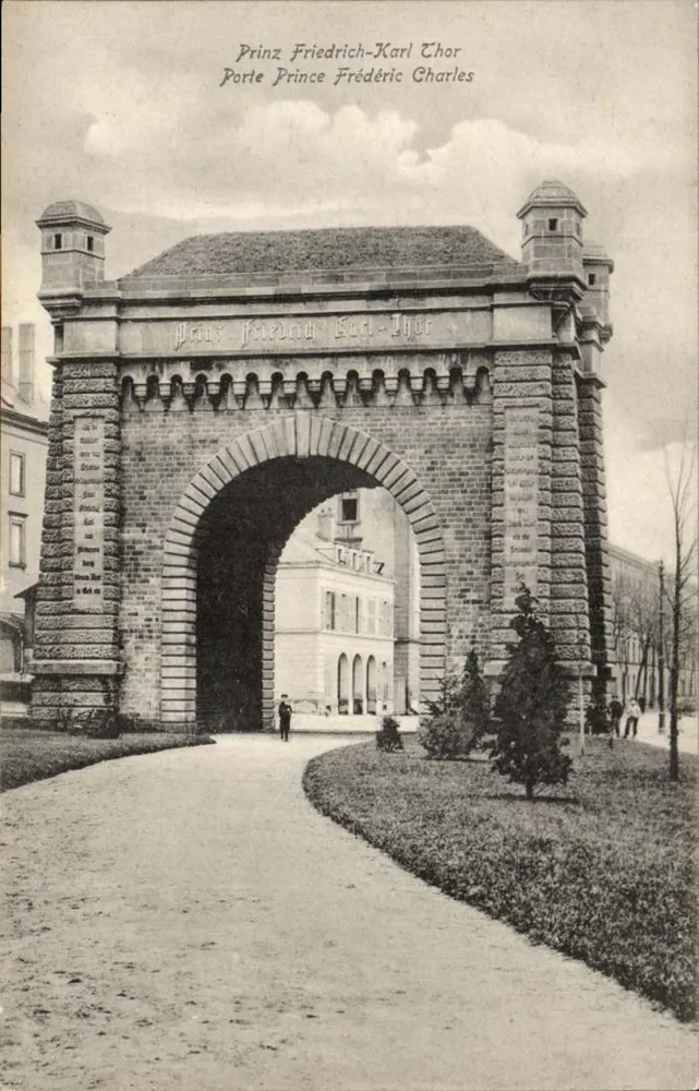 Porte Prince Frédéric Charles — Porte Prince Frédéric Charles — E. Meisterzheim, Verleger, Mezz, Serie 7 - Vorderseite