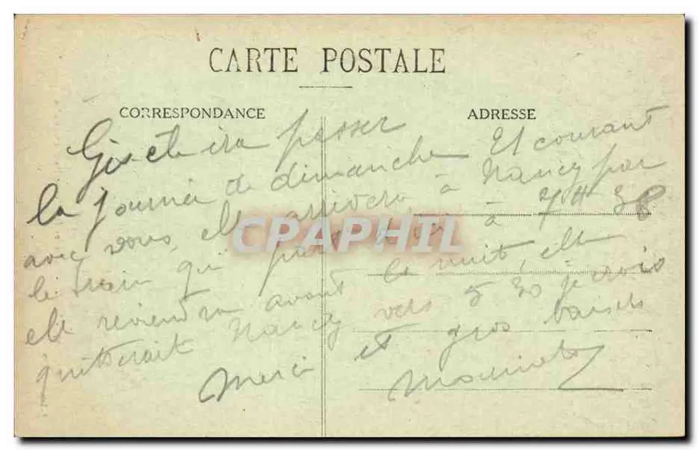 METZ - Cascades des Nouvelles Promenades — F. Conrard, Metz, n°27 - Rückseite