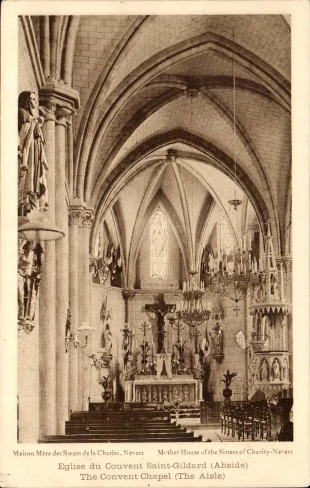 Kirche des Konvents Saint-Gildard — Kapelle des Konvents — Mutterhaus der Schwestern der Caritas, Nevers - Vorderseite