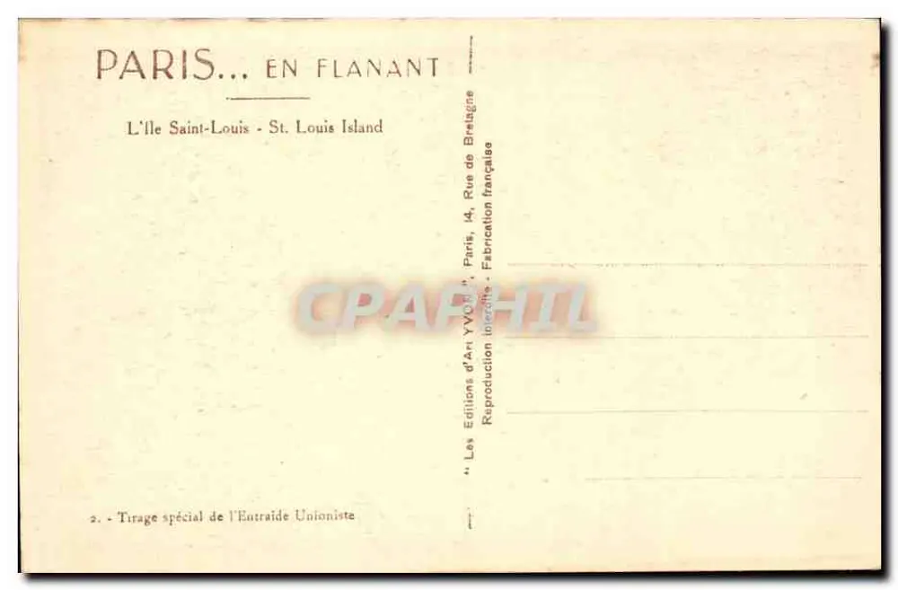 Notre-Dame de Paris — vista desde a ilha Saint-Louis — Yvon - Verso