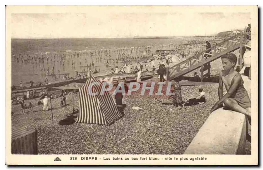 Dieppe - Die Bäder am unteren Weißen Schloss - am angenehmsten Ort - Vorderseite