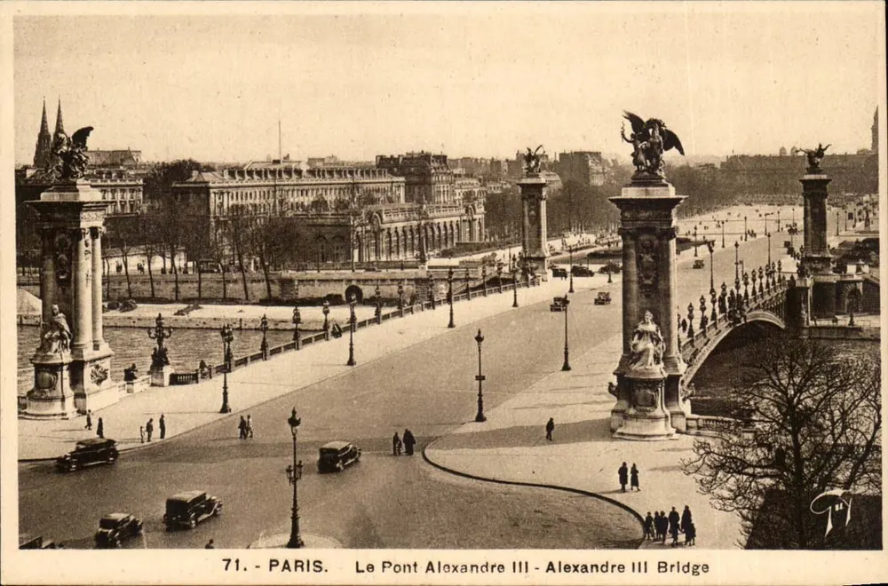 Paris - O Ponte Alexandre III - Alexandre III Bridge — 71. - PARIS. O Ponte Alexandre III - Alexandre III Bridge - Frente