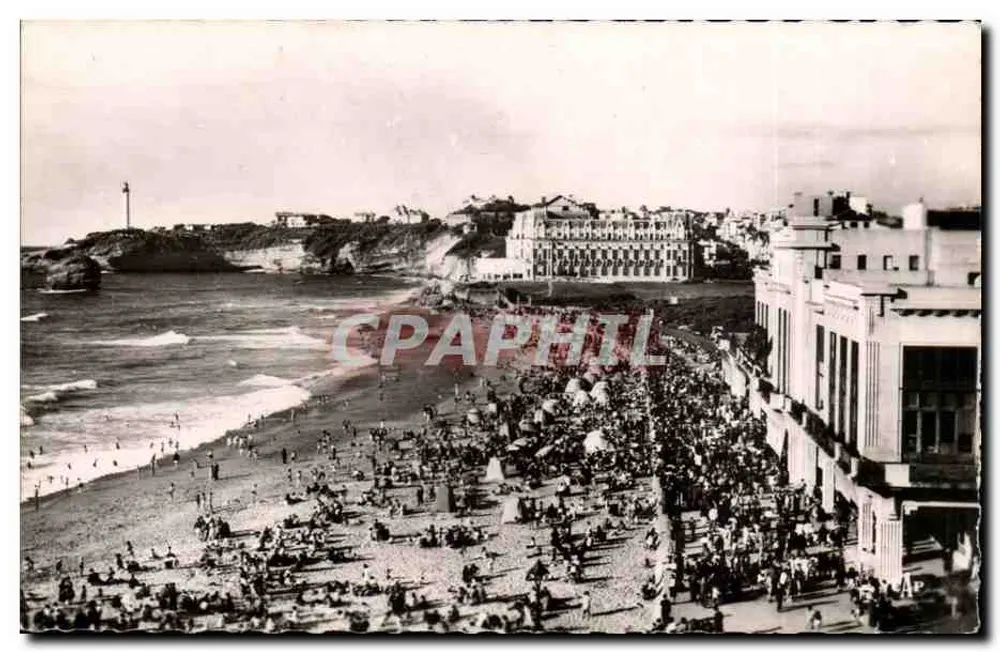 Biarriz - A Grande Praia — editor REAL-PHOTO, Paris, n° 349 - Frente
