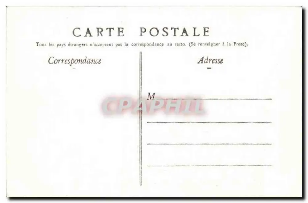 Lille — Porte de Paris (gegenüber dem Boulevard Papin) — Ausgabe G. L., Nr. 135 - Rückseite