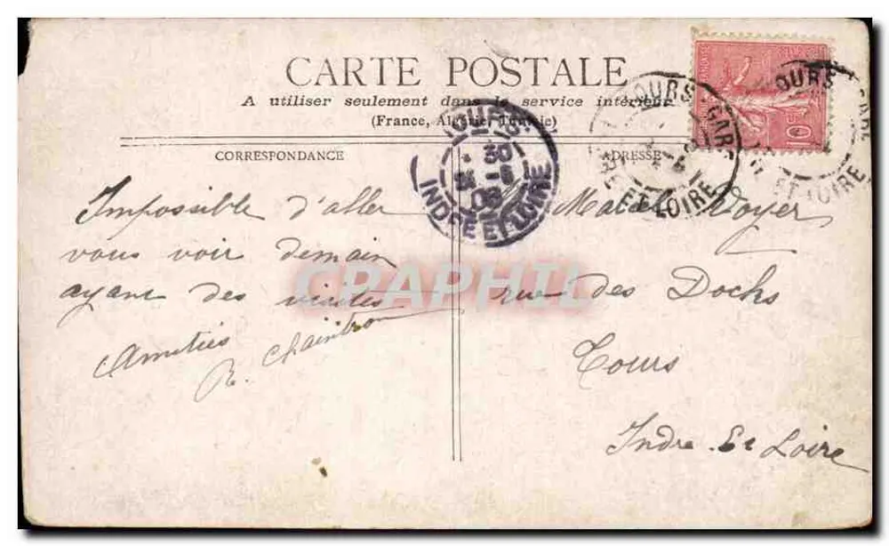 Fontäne Carpeaux im Luxembourg-Park — Paris — Verlag unbekannt - Rückseite