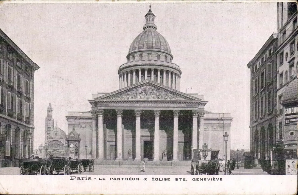 Paris - Der Panthéon & Kirche Sainte Geneviève — Sandov - Vorderseite