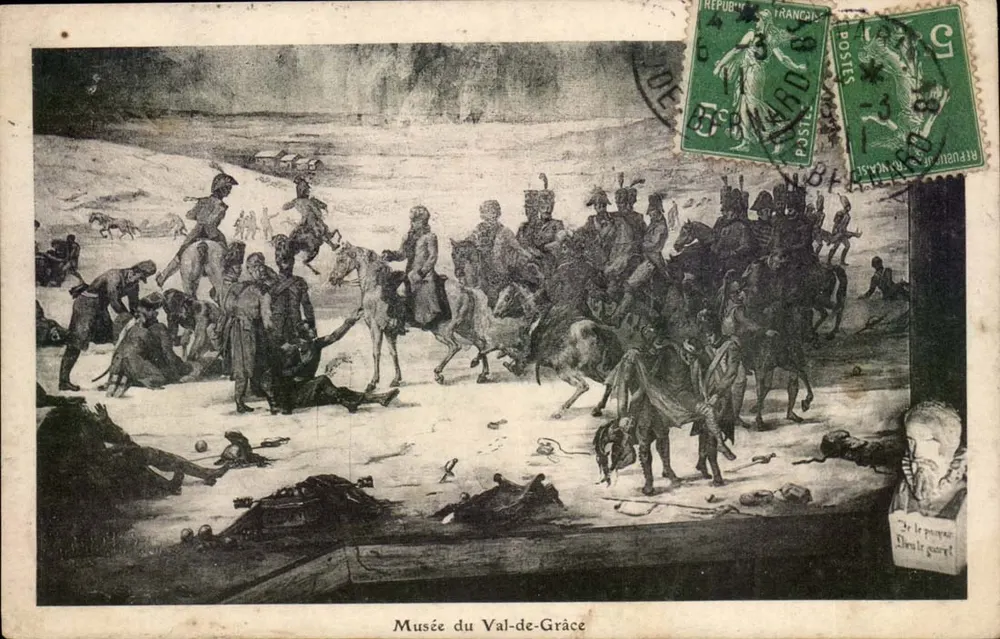 Musée du Val-de-Grâce — winter battle scene — unbekannter Verlag - Vorderseite