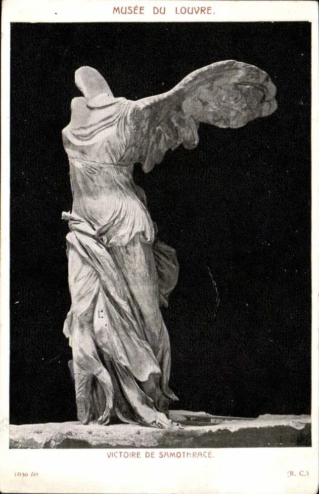 Vitória de Samotrácia — Museu do Louvre — B.C. n° 1030 ter - Frente