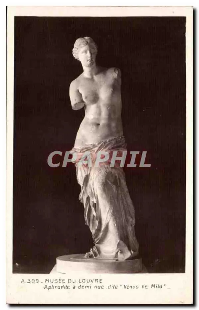 Venus de Milo — Louvre-Museum — Ausgabe der Nationalmuseen - Vorderseite