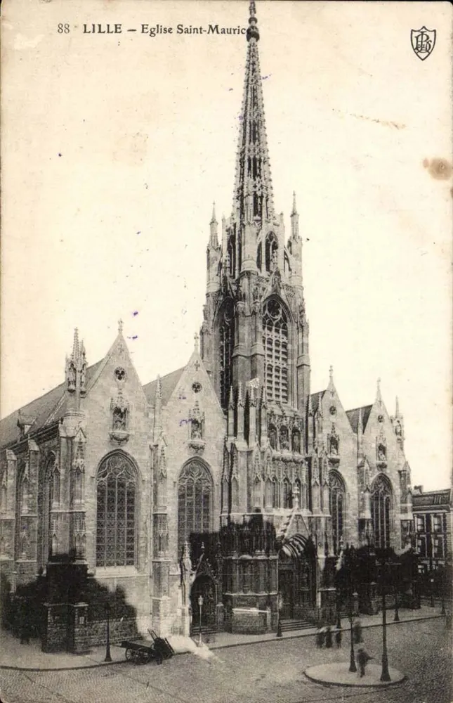 LILLE — Igreja de São Maurício — Editor Lille, n° 88 - Frente