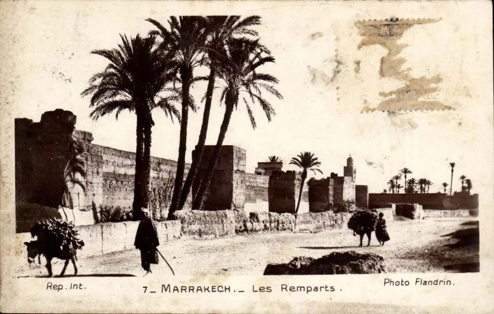 Marrakech — Die Mauern — Photo Flandrin - Vorderseite