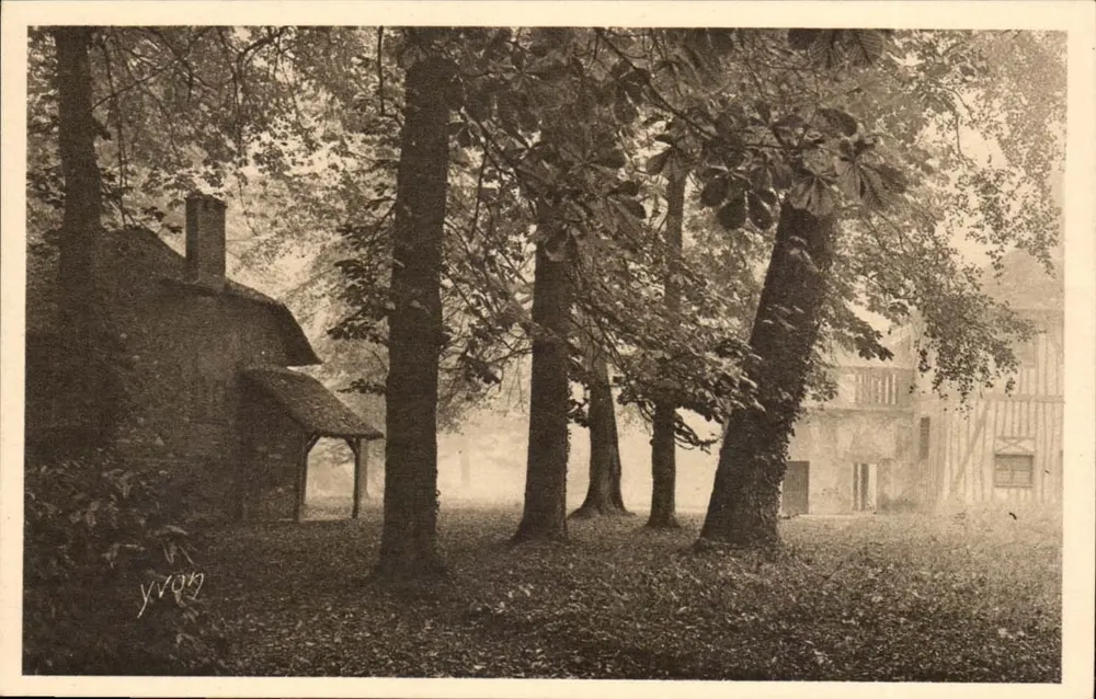 Herbstmorgen im Hameau de Marie-Antoinette — Versailles — Yvon - Vorderseite