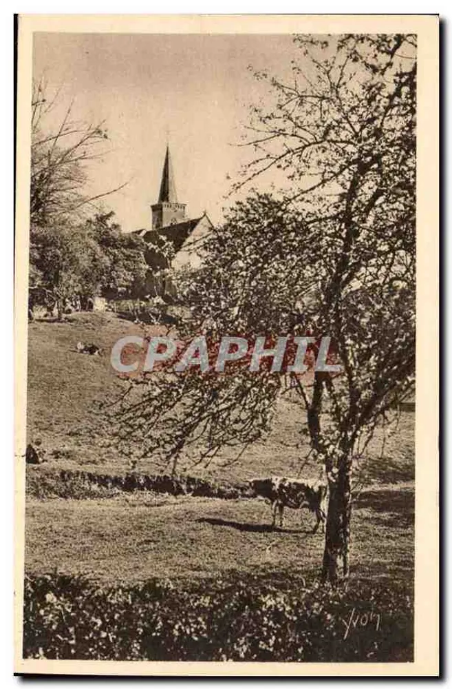 Ländliche Kirche — Ansicht der Normandie — Les Éditions d'Art Yvon, Paris - Vorderseite
