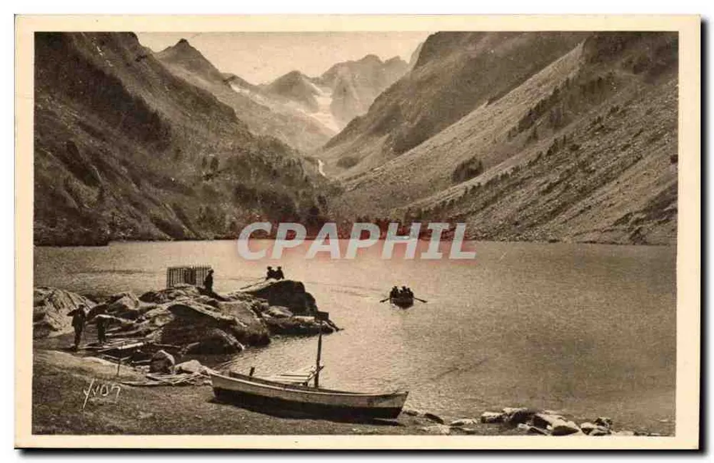Lago de Gaube — Entorno de Cauterets — Os Pirineus — Edições d'Art Yvoh - Frente