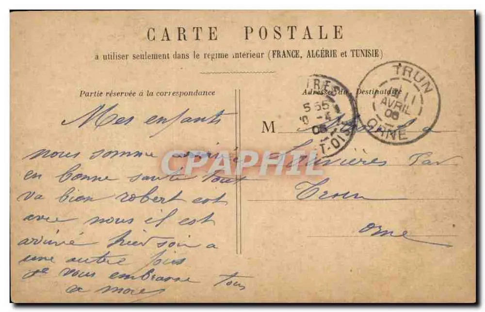 PARIS - O Pequeno Palácio — editor V VIII - Verso