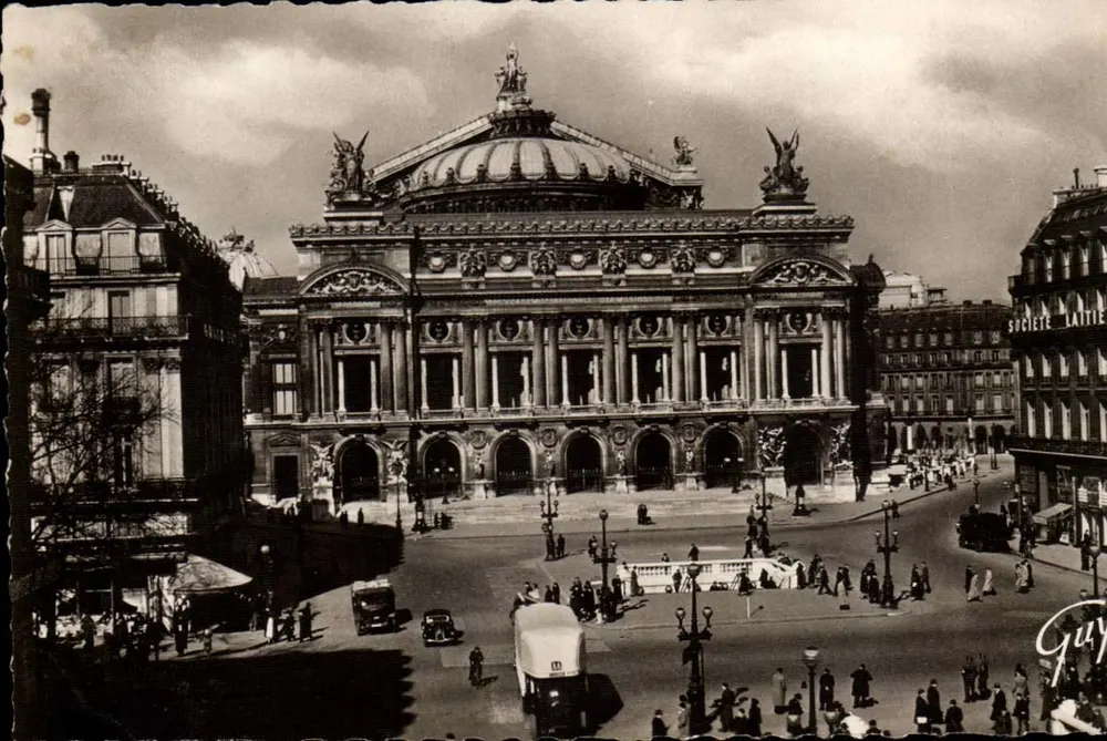 Paris — Teatro da Ópera — Éditions d'Art GUY - Frente