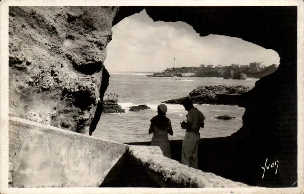 Vista di Biarritz — La Dolce Francia — Edizioni d'Arte 'NATION' Parigi - Recto